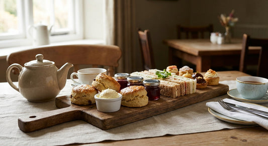 Serving boards for afternoon tea