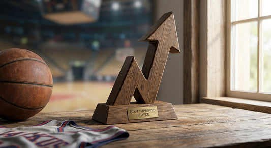 Best wooden trophy for a most improved player award