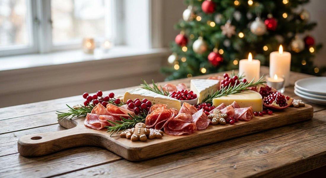 Charcuterie boards for Christmas parties