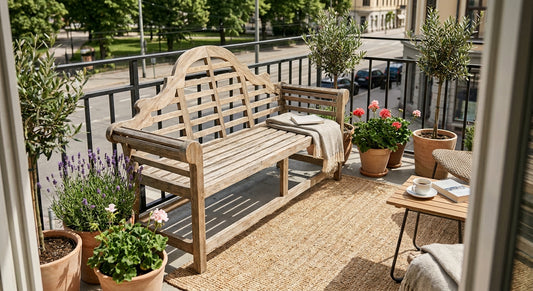 Best wooden garden bench for a balcony