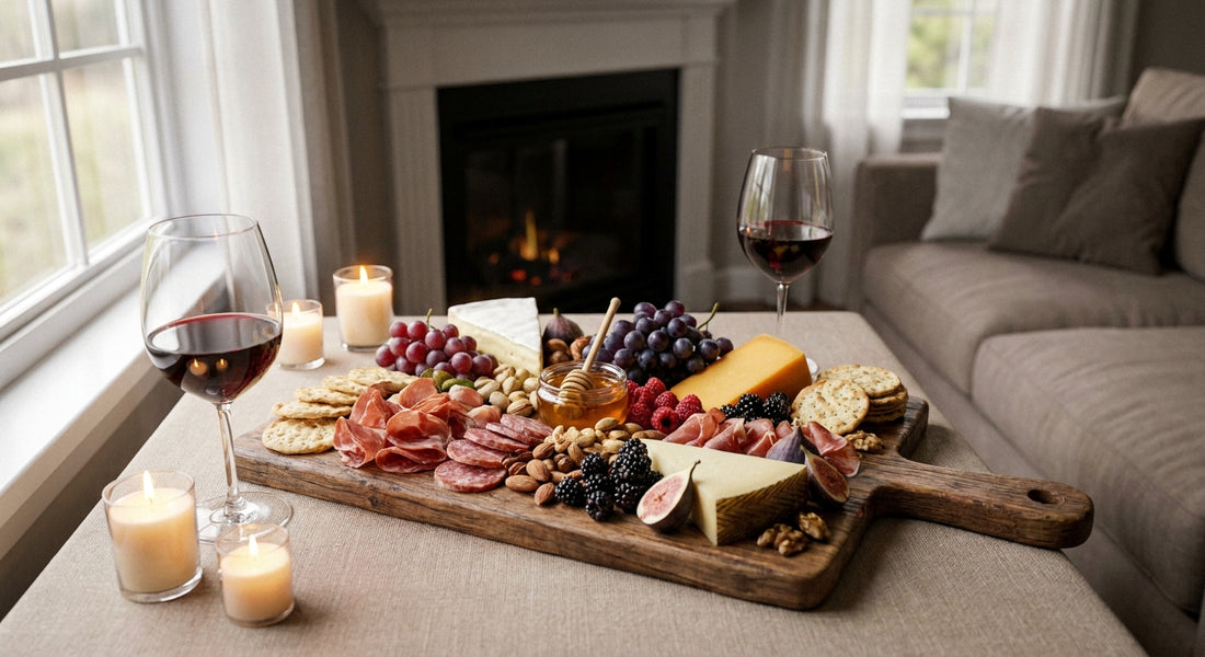 Charcuterie boards for a date night at home