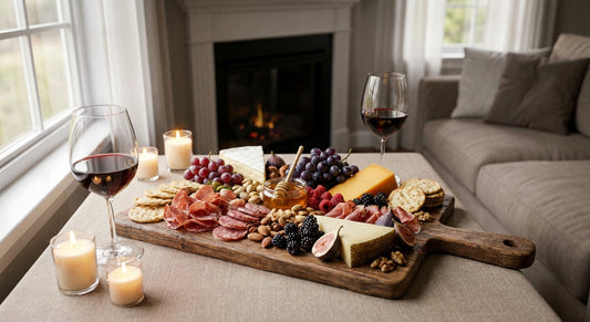 Charcuterie boards for a date night at home