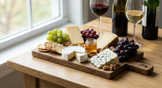 Cheese boards for wine and cheese tastings