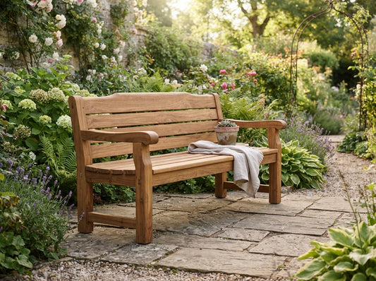 Best heavy duty wooden garden bench for daily outdoor use