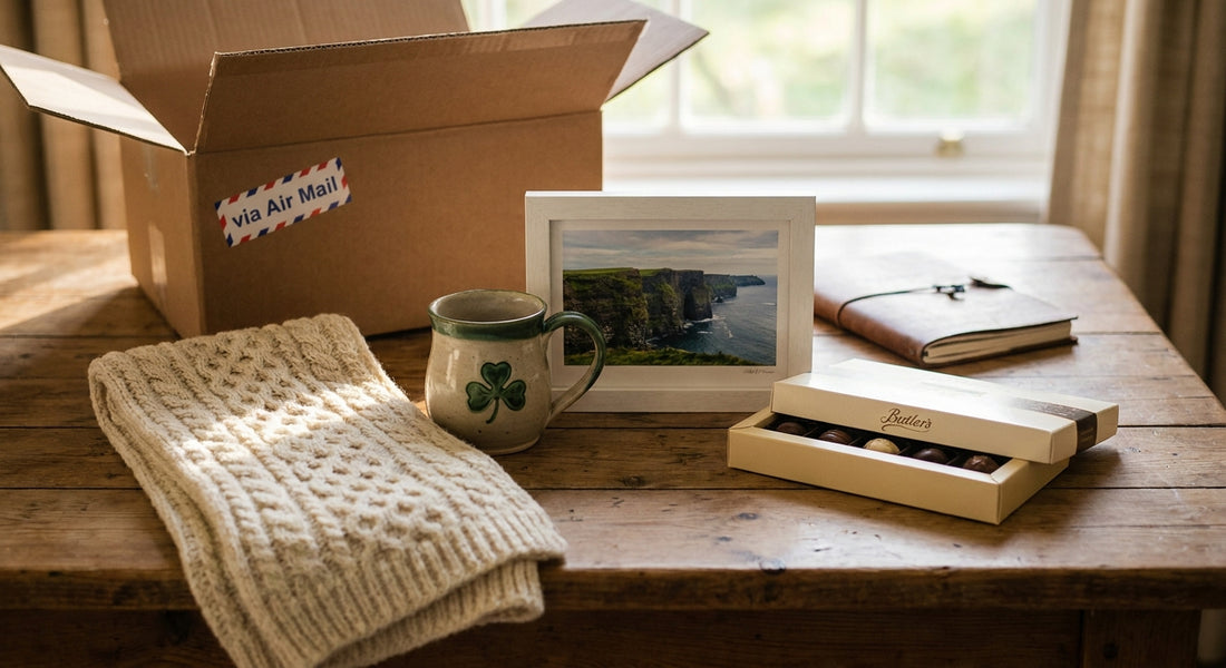 Irish made gifts for Irish emigrants abroad