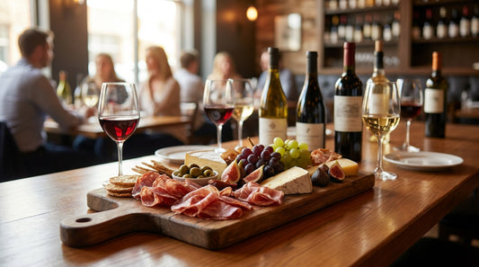 Charcuterie boards for wine bar tasting nights