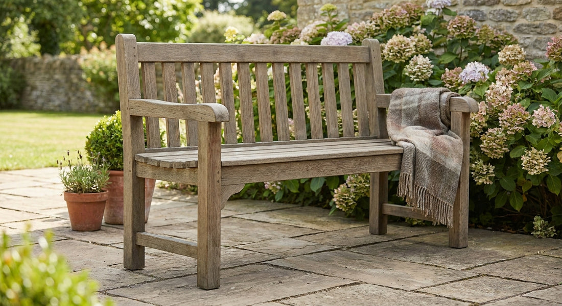 Best heavy duty wooden garden bench for daily outdoor use