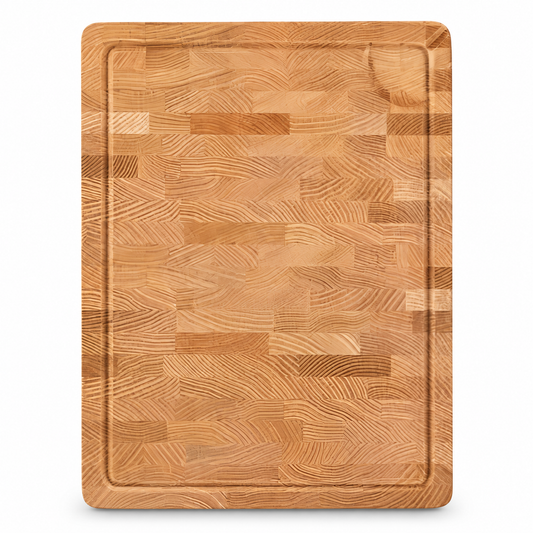 Large Red Oak End Grain Chopping Board