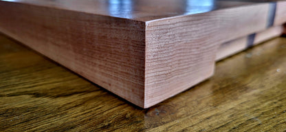 Premium Irish-made wooden butcher block on kitchen counter