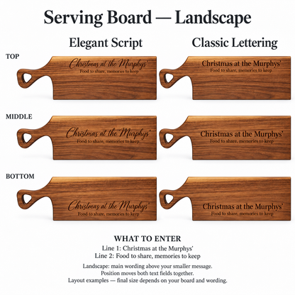 Personalised Board Engraving