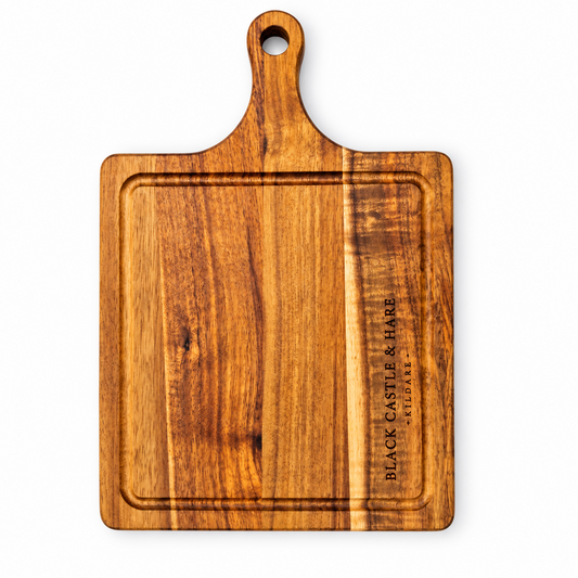 Small Wooden Chopping Board with Juice Groove – Acacia