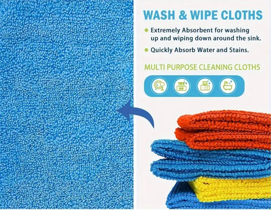 Close‑up of soft microfiber fabric for streak‑free shine