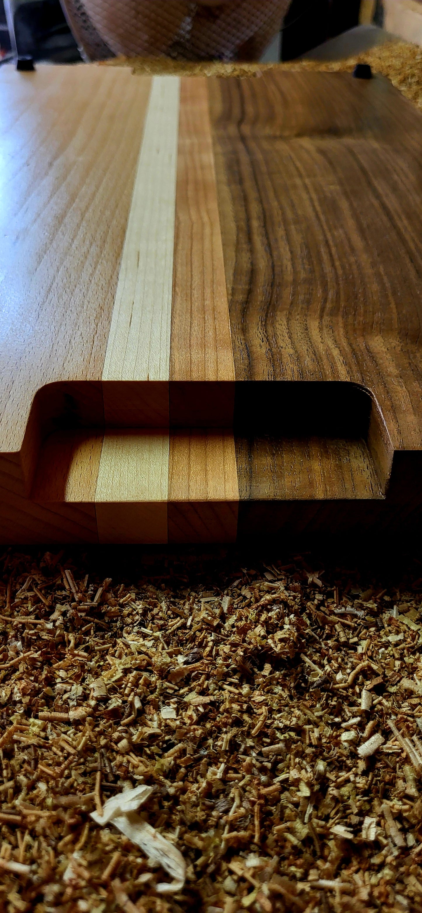 The Turlough board on sawdust