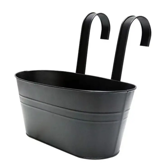 buy black metal planters for indoor plants