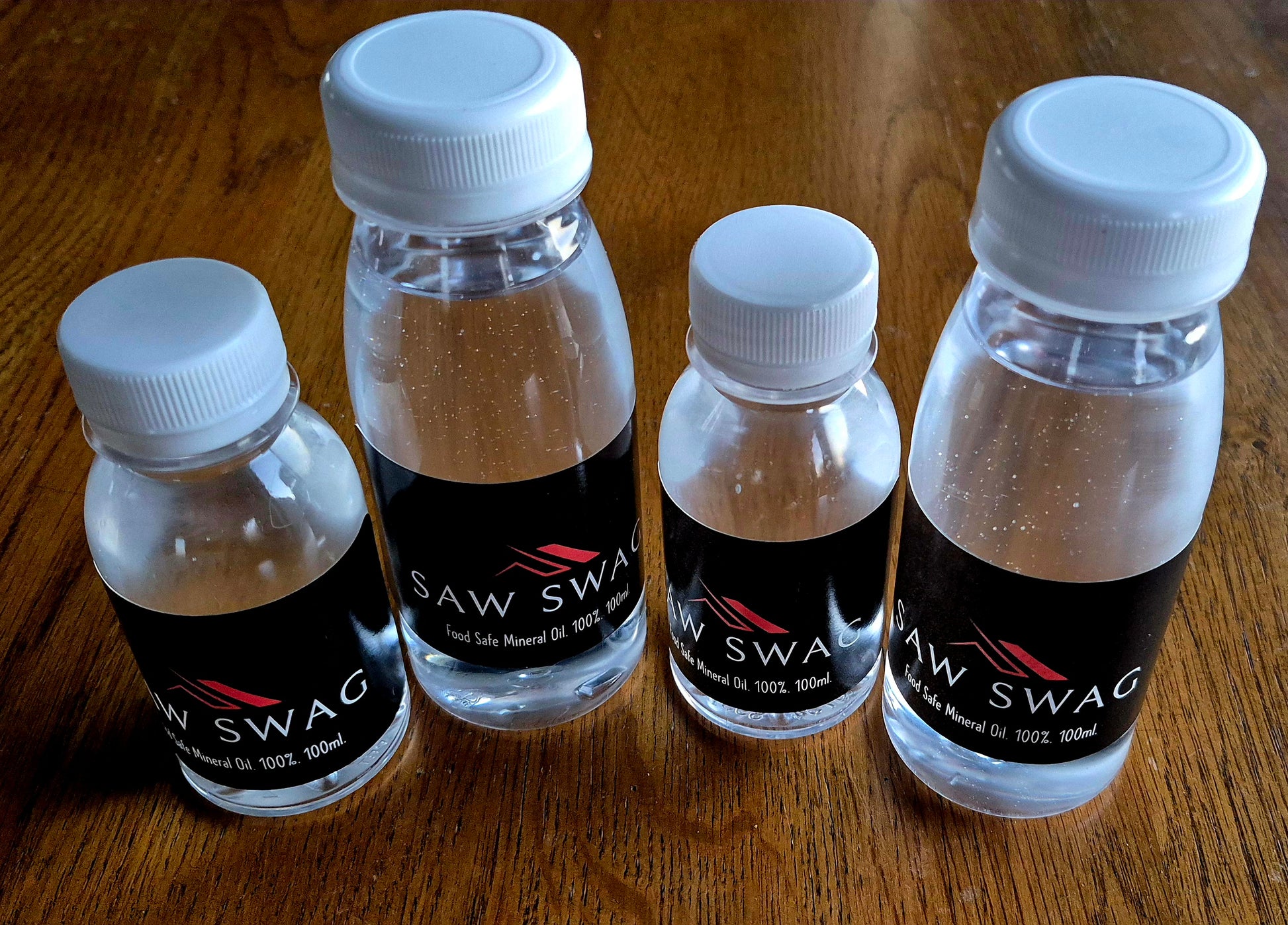 Chopping board care oil available in 100ml and 180ml sizes