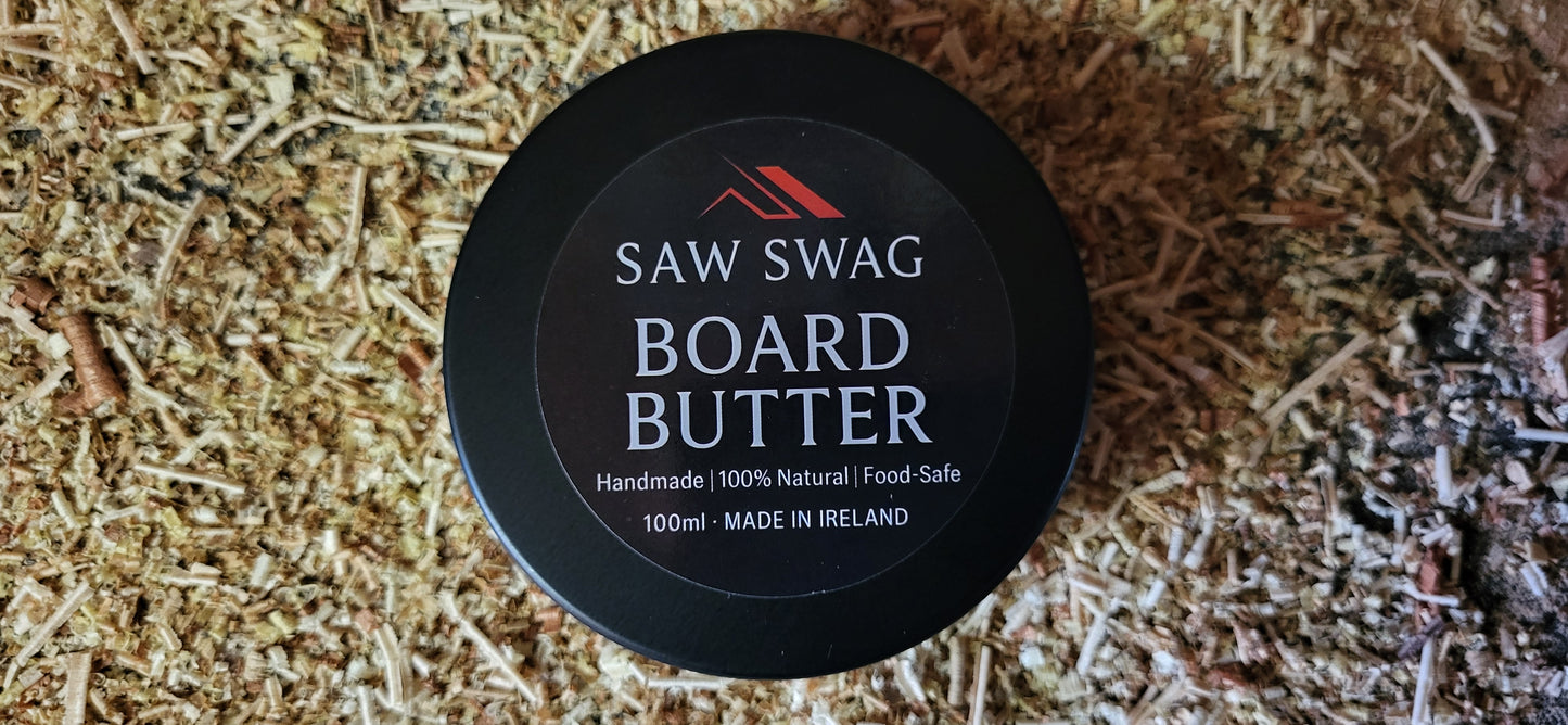 Food-safe wood conditioner applied to a chopping board
