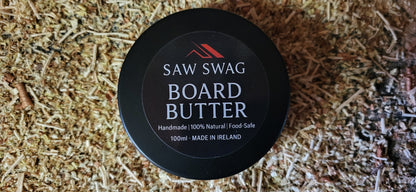 Food-safe wood conditioner applied to a chopping board