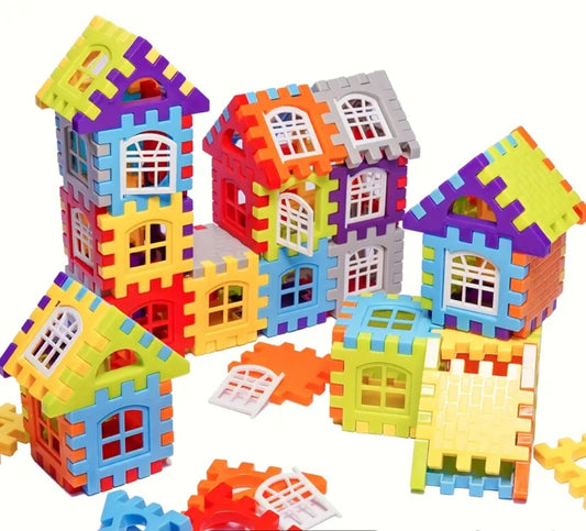 Colorful 100-piece building block set