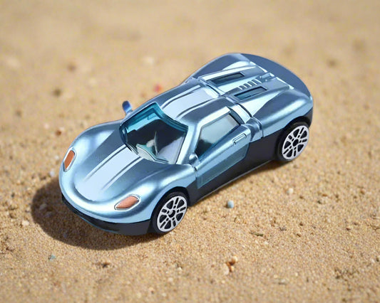 Kids car city play mat with roads, signs, and cars